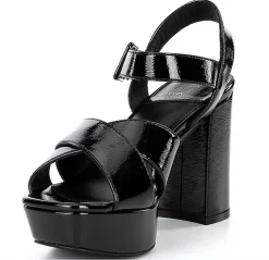 AMMA BLACK CRINKLE PATENT