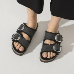 ARIZONA BIG BUCKLE BLACK/SHEARLING