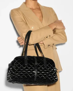 ASTER SATCHEL BLACK LIQUID