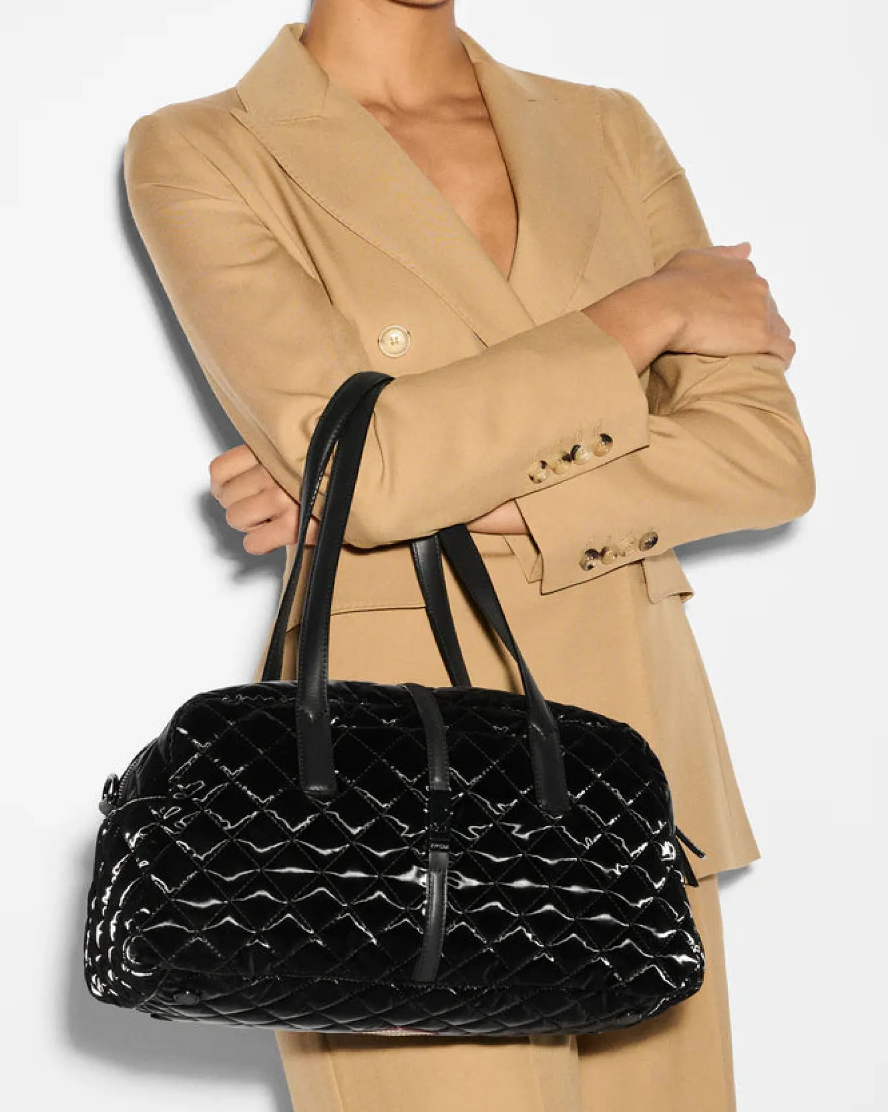 ASTER SATCHEL BLACK LIQUID