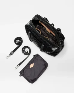 ASTER SATCHEL BLACK LIQUID