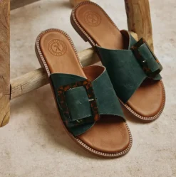 BIARRITZ KHAKI SUEDE