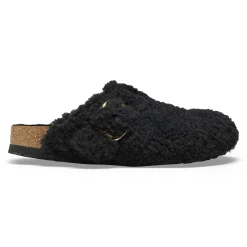 BOSTON BIG BUCKLE BLACK TEDDY SHEARLING