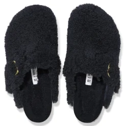 BOSTON BIG BUCKLE BLACK TEDDY SHEARLING