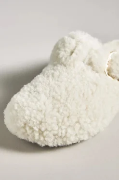 BOSTON BIG BUCKLE EGGSHELL TEDDY/SHERLING