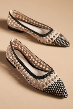BRIE WOVEN NUDE/BLACK