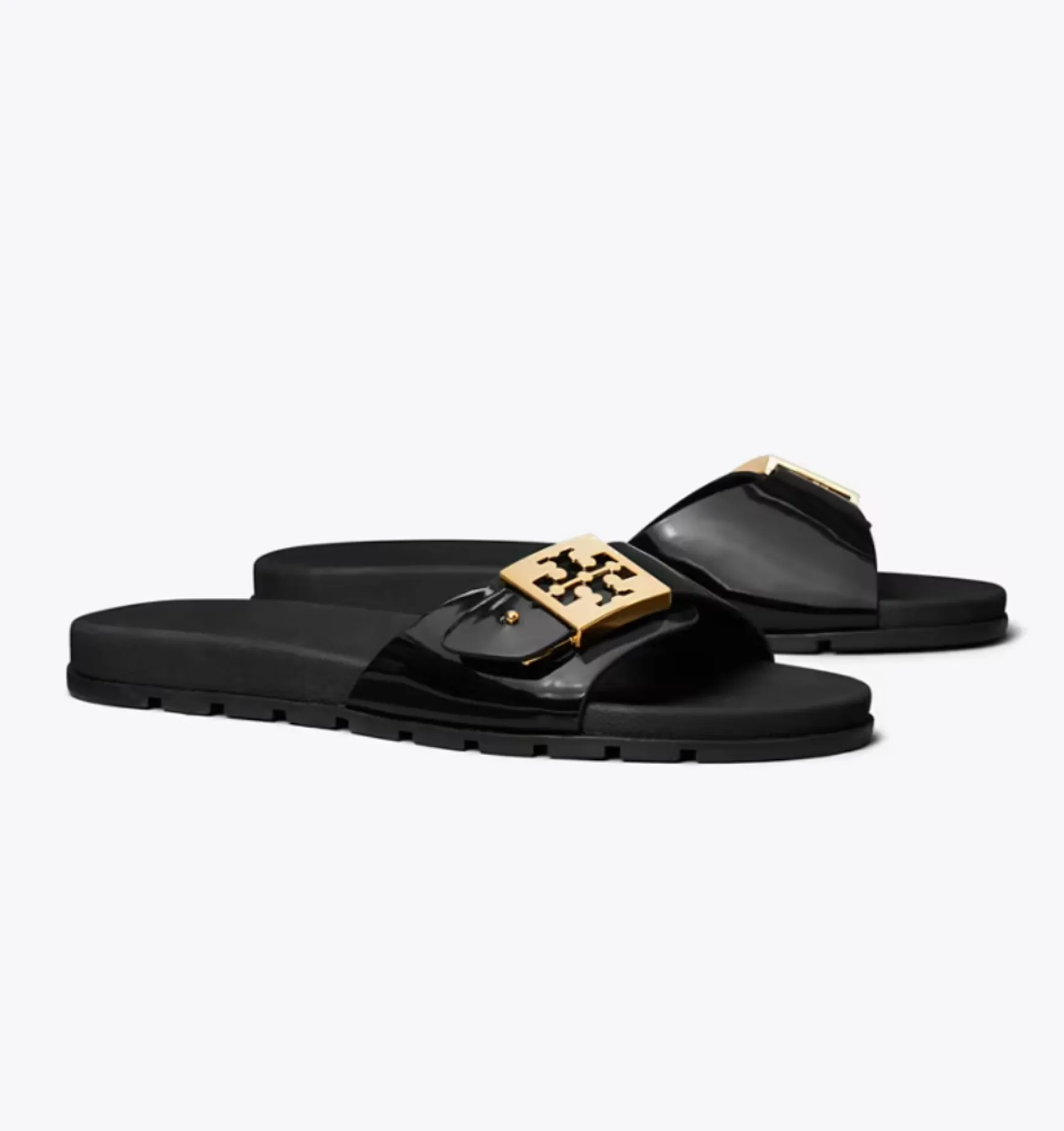 BUCKLE SLIDE BLACK