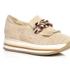 CADIE TASSEL LOAFER CAMEL SUEDE