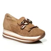 CADIE TASSEL LOAFER COGNAC SUEDE