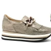 CADIE TASSEL LOAFER KHAKI