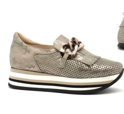 CADIE TASSEL LOAFER KHAKI