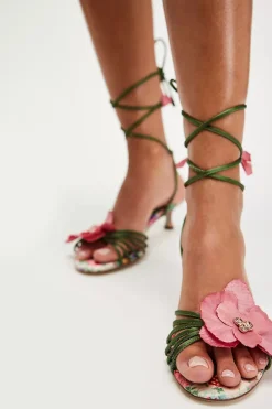 CARLA GREEN SATIN