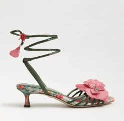 CARLA GREEN SATIN