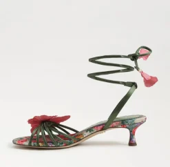 CARLA GREEN SATIN