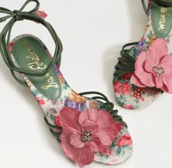 CARLA GREEN SATIN