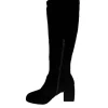CAROLYN BLACK STRETCH SUEDE