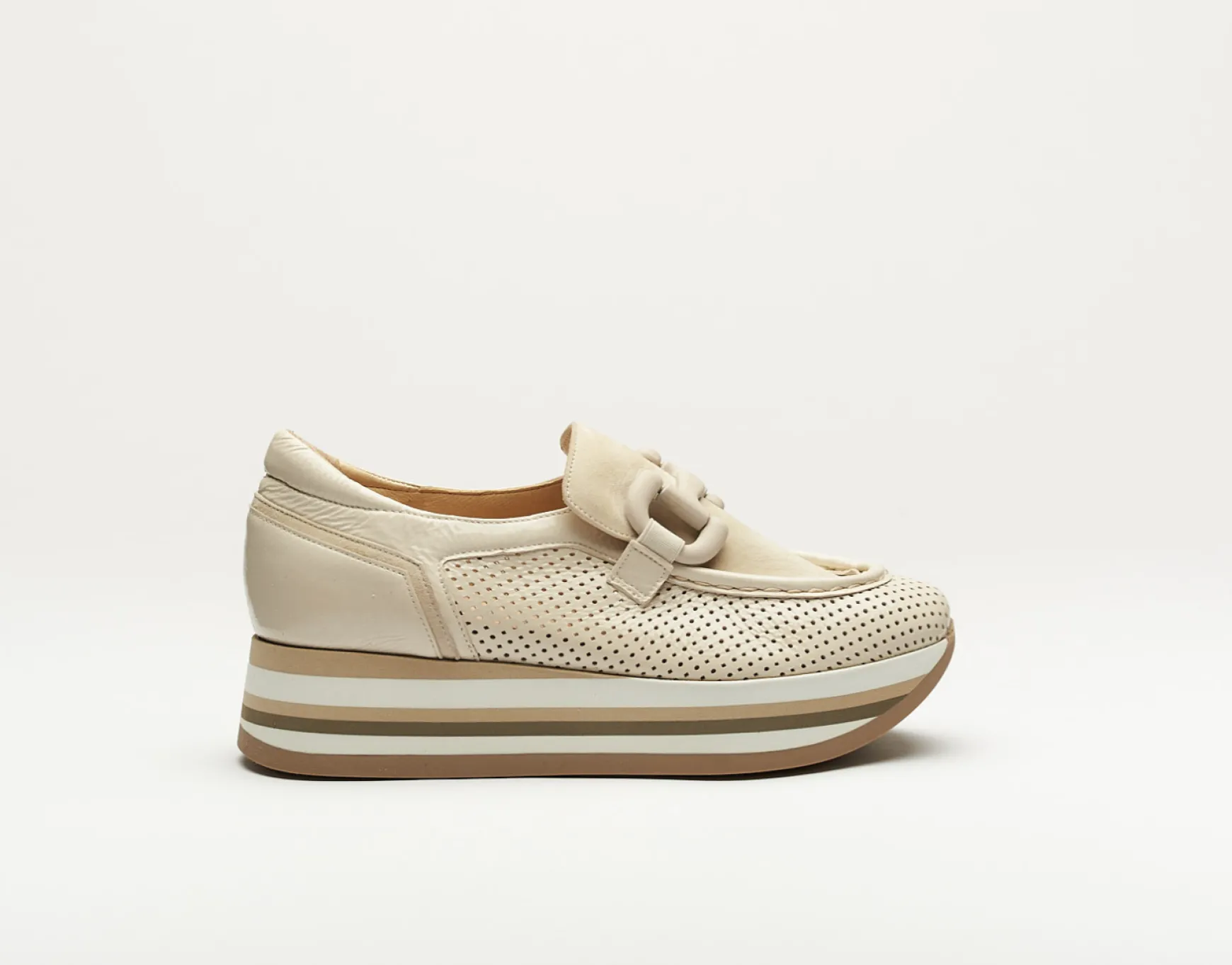 CLARICE COCO PATENT/COCO SUEDE PLUG