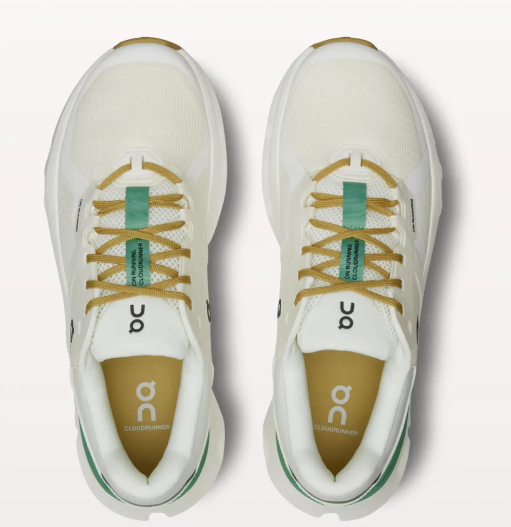 CLOUDRUNNER2 MEN UNDYED WHITE/GREEN