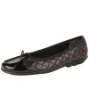 COZY BLK PATENT TOE/BLK