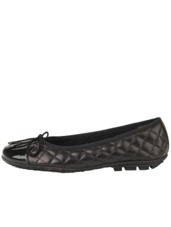 COZY BLK PATENT TOE/BLK
