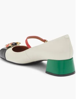 JITTERBUG IVORY/BLACK PATENT