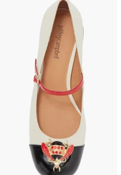 JITTERBUG IVORY/BLACK PATENT