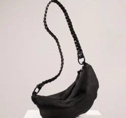 LIA SMALL HOBO BLACK SCALES