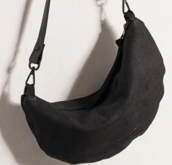 LIA SMALL HOBO BLACK SCALES