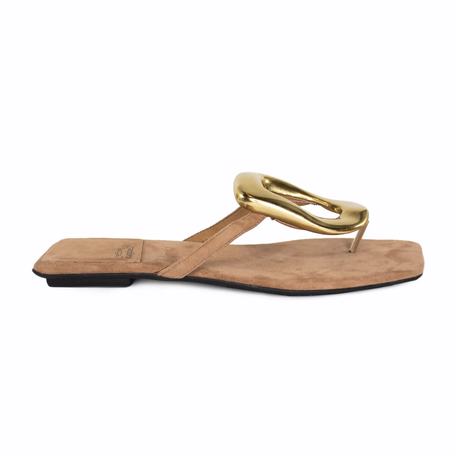LINQUES TAN SUEDE /GOLD