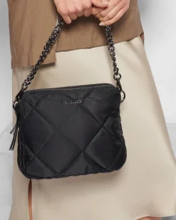 MADISON QUILTED CROSSBODY BLACK