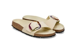 MADRID BIG BUCKLE ECRU NUBUCK W/IRIDESCENT BUCKLE