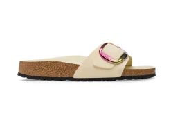 MADRID BIG BUCKLE ECRU NUBUCK W/IRIDESCENT BUCKLE