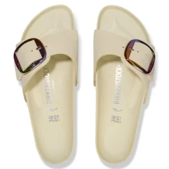 MADRID BIG BUCKLE ECRU NUBUCK W/IRIDESCENT BUCKLE