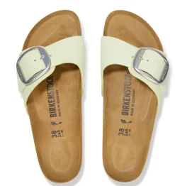 MADRID BIG BUCKLE FADED LIME NUBUCK