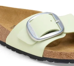 MADRID BIG BUCKLE FADED LIME NUBUCK