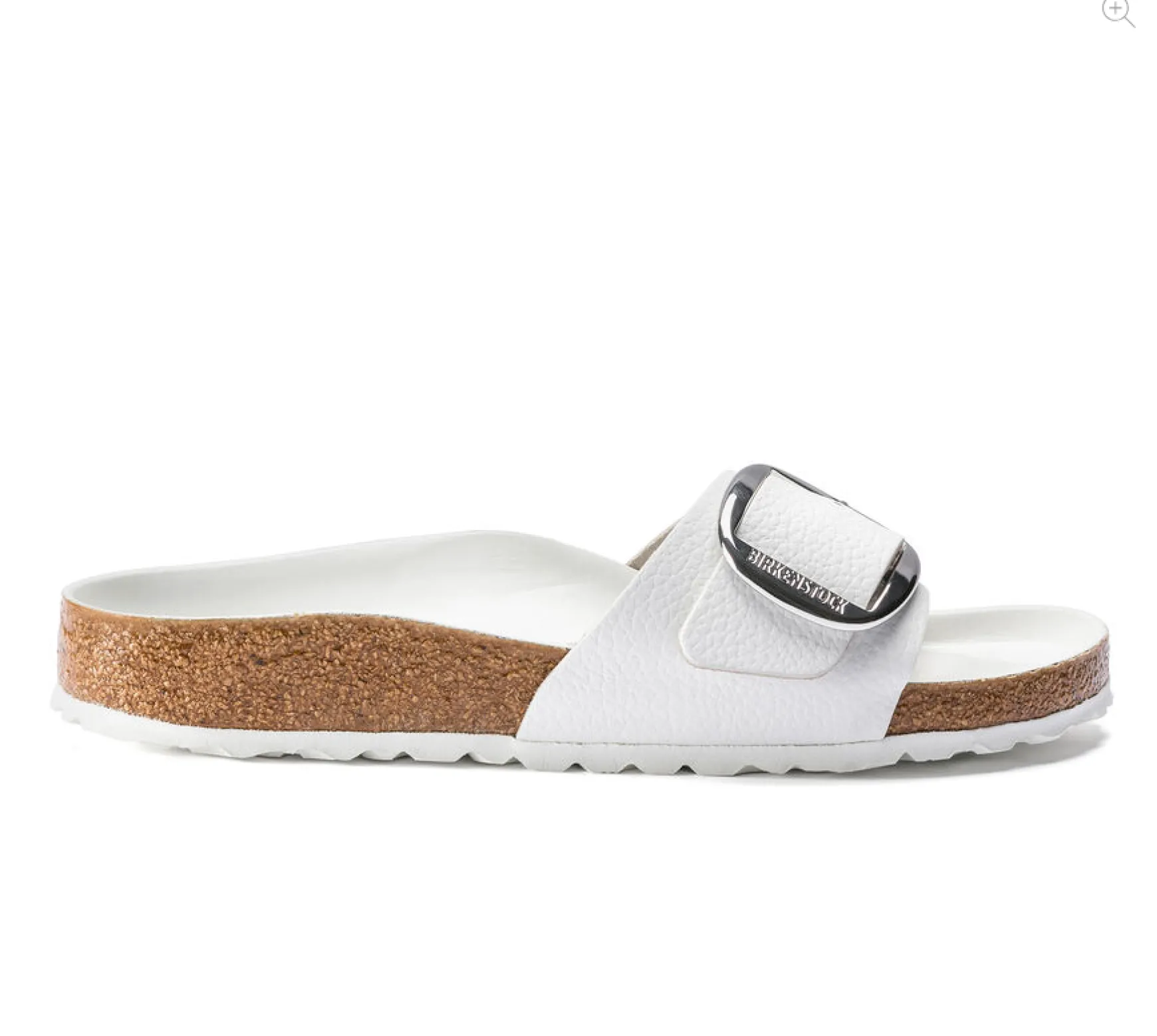 MADRID BIG BUCKLE WHITE LEATHER