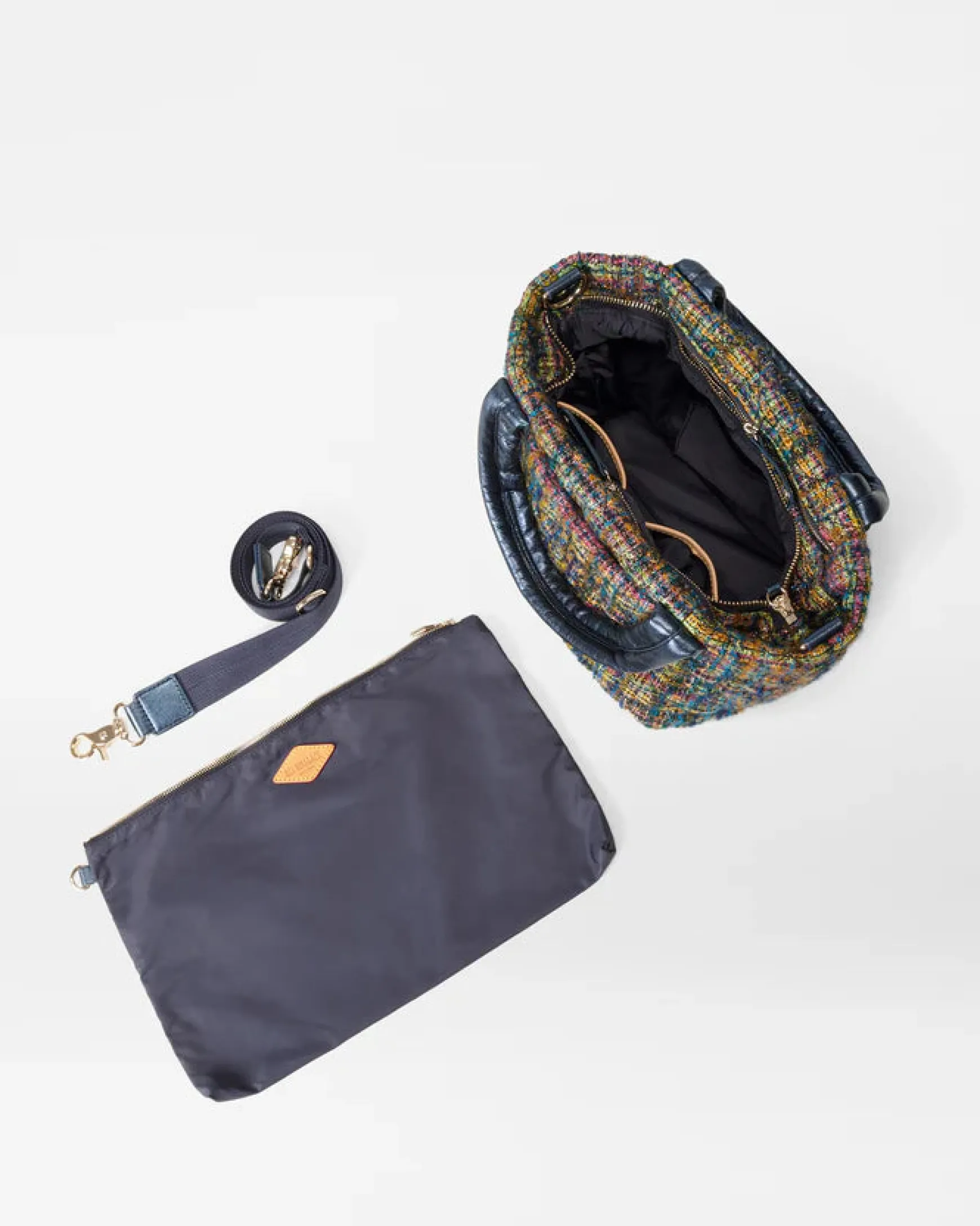METRO MINI TOTE MULTI GOLD TWEED
