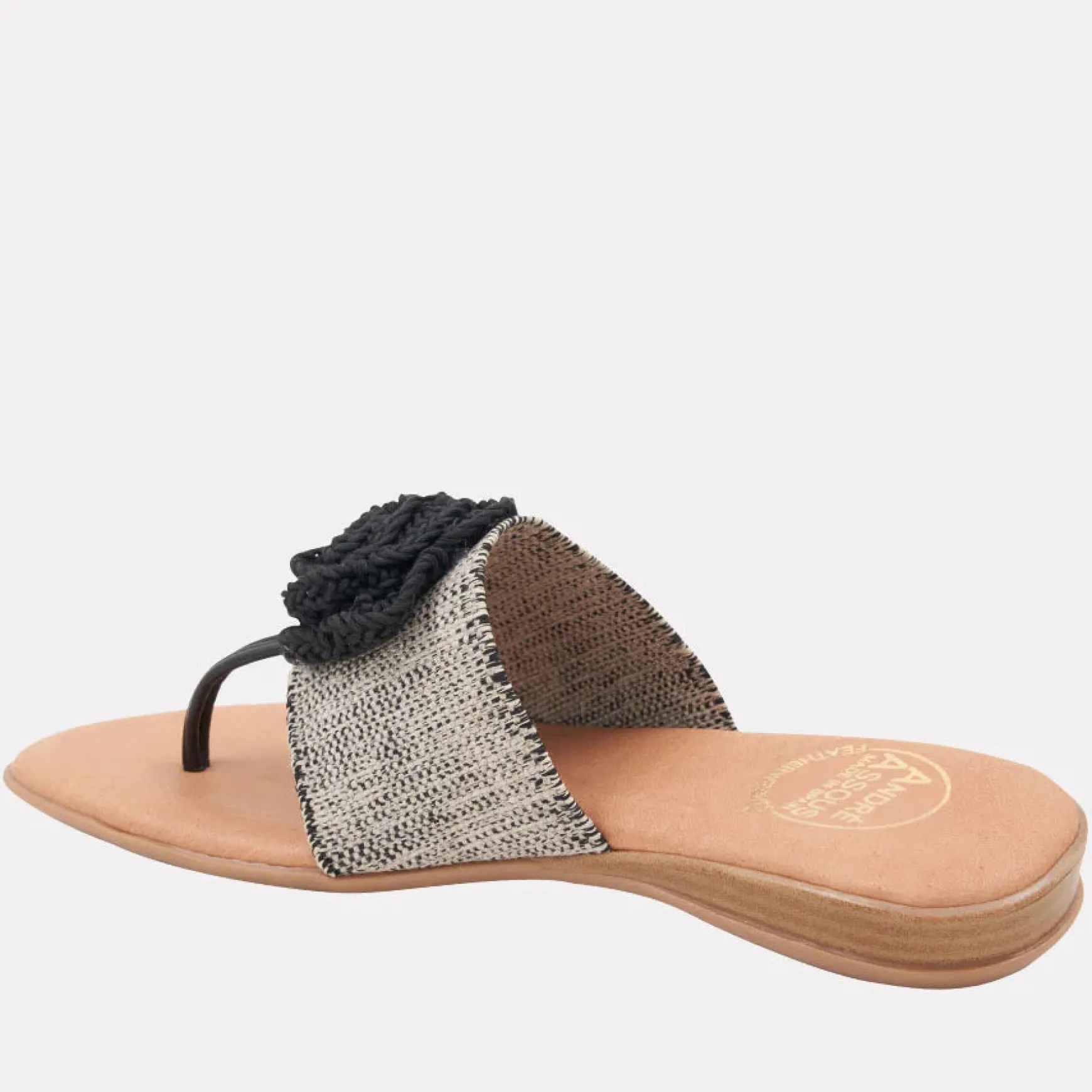 NARA BLACK/BEIGE LINEN