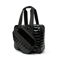 PICKLEBALL BAG BLACK PATENT