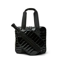 PICKLEBALL BAG BLACK PATENT
