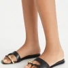 PIERCED SLIDE BLACK