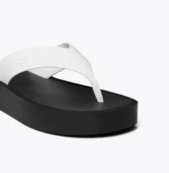 PLATFORM FLIP FLOP WHITE/BLACK