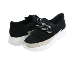 QERENE BLACK SUEDE