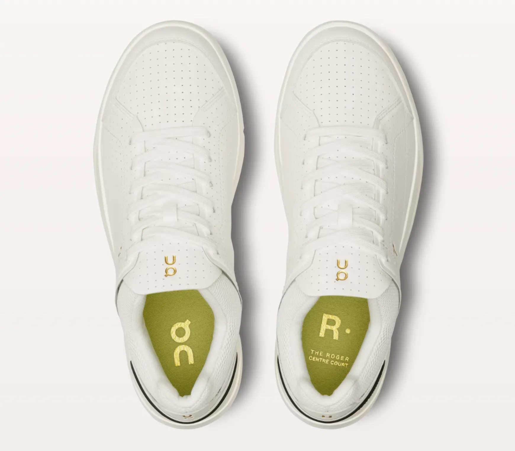 ROGER CENTER COURT PERFED WOMEN WHITE/BLACK