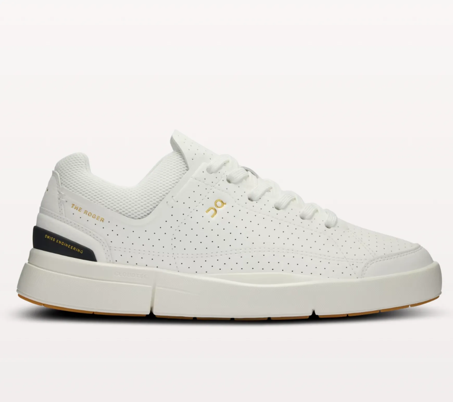 ROGER CENTER COURT PERFED WOMEN WHITE/BLACK