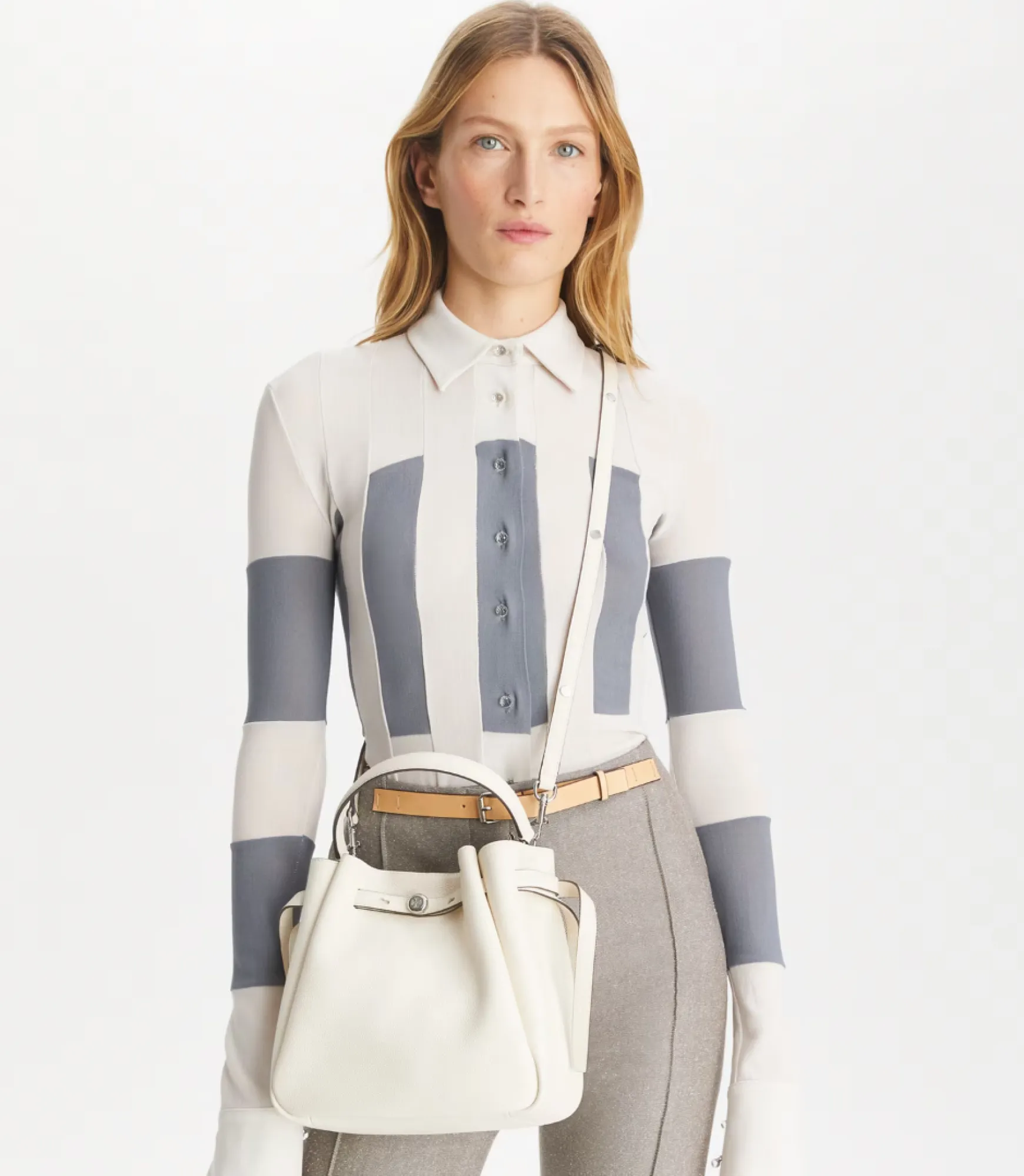 ROMY BUCKET BAG LT CREAM