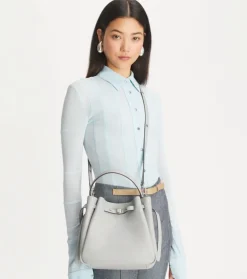 ROMY BUCKET BAG LT GRANITE