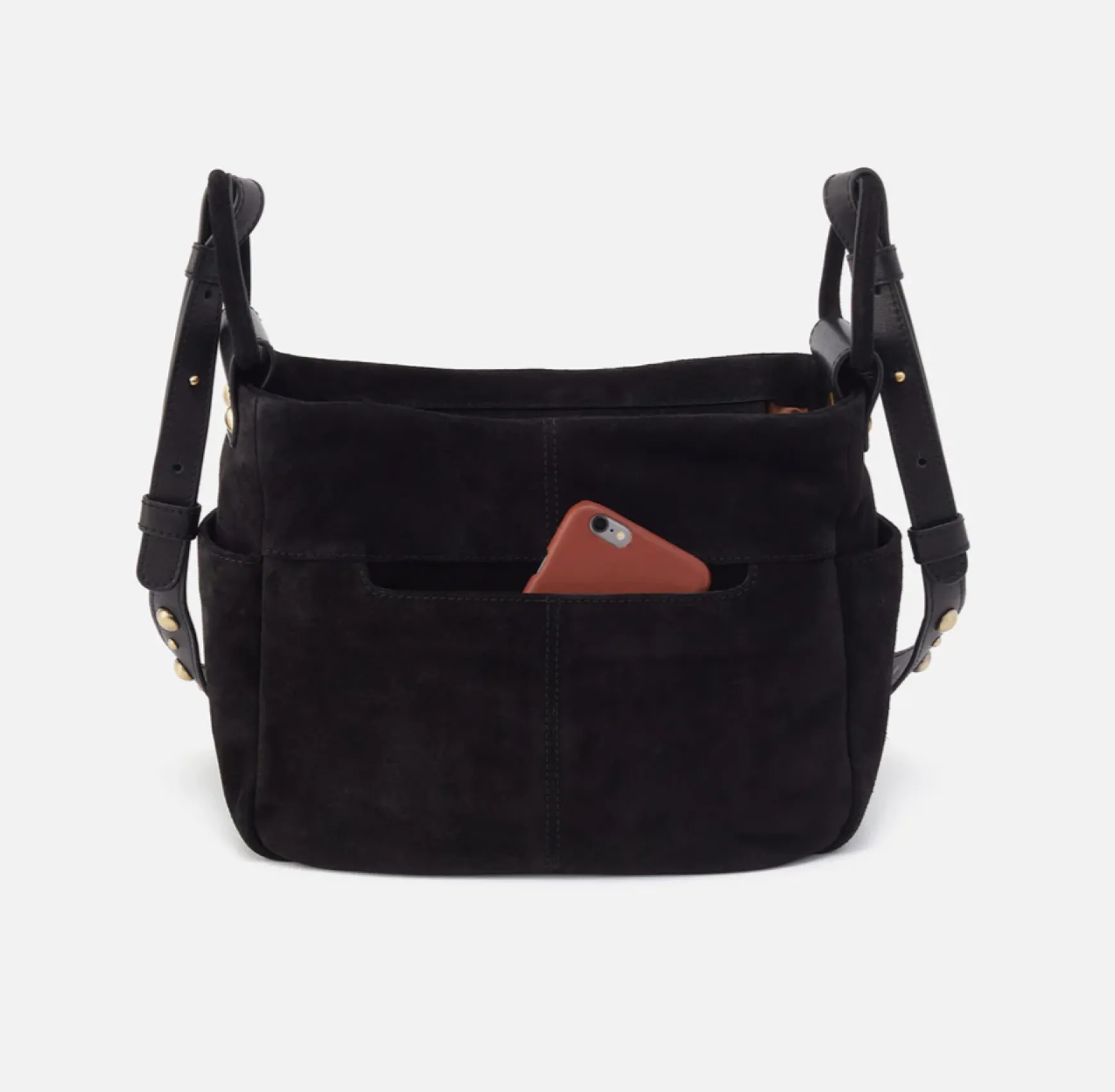 SHEILA CROSSBODY BLACK SUEDE