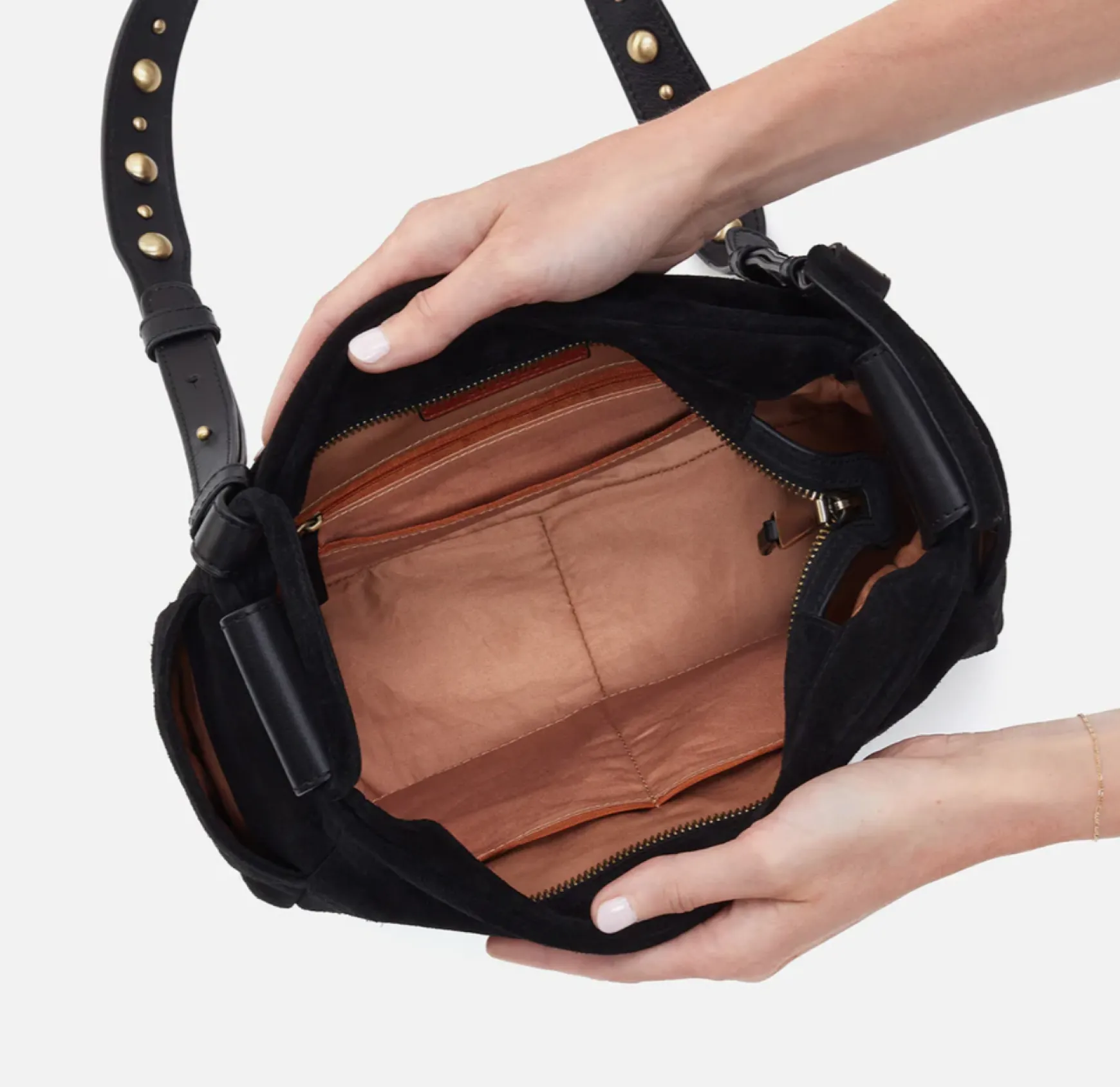 SHEILA CROSSBODY BLACK SUEDE
