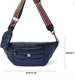 SISTER SLING NAVY PATENT